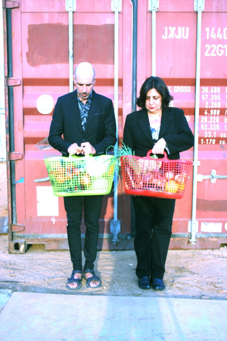 הופעה בשוק תלפיות: אלי לולאי (רוקפור) עם האמנית אורית חסון ולדר
